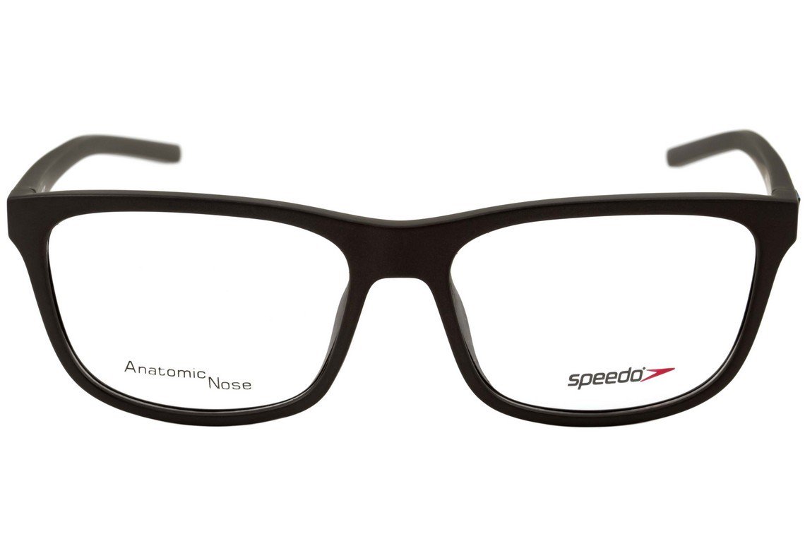 Óculos de Grau Speedo Sp 4021 D02 Cinza E Azul Fosco - 57 mm