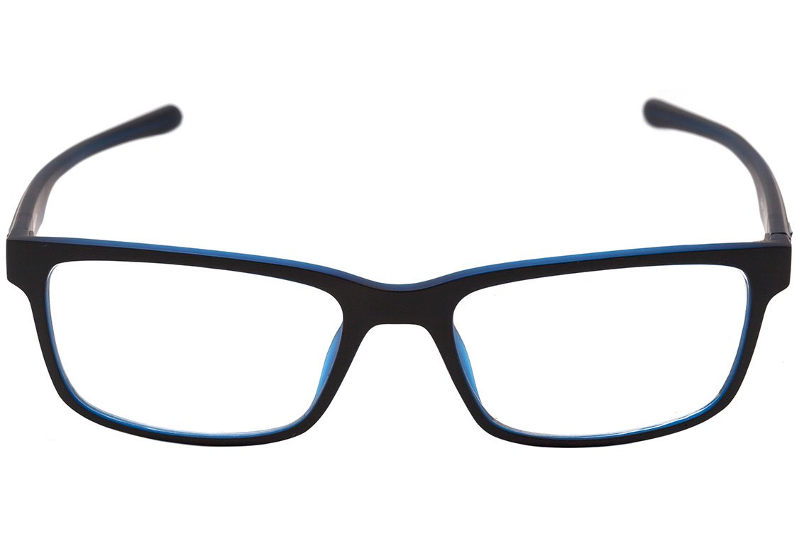 Óculos de Grau Speedo Sp 4048 A01 Preto E Azul Fosco 56 mm