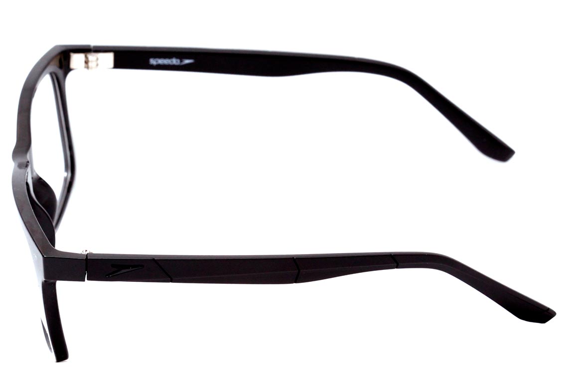 Óculos de Grau Speedo SP 4060 A01 Preto Brilho - 55 mm
