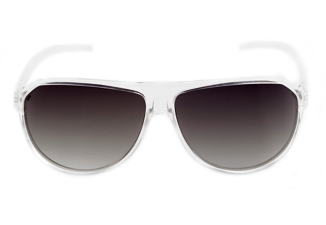 Óculos de Sol Speedo Sp 5008 T01 Transparente E Branco Brilho/ Preto Degradê Polarizado