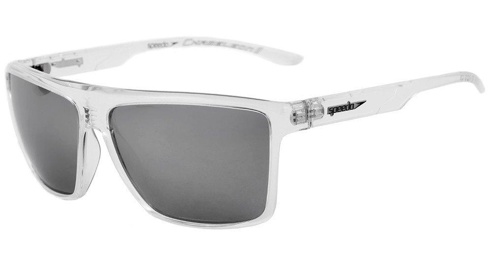 Speedo SP 5009 T02 Transparente / Preto Espelhado Polarizado - Lente 6,1 cm - Sol