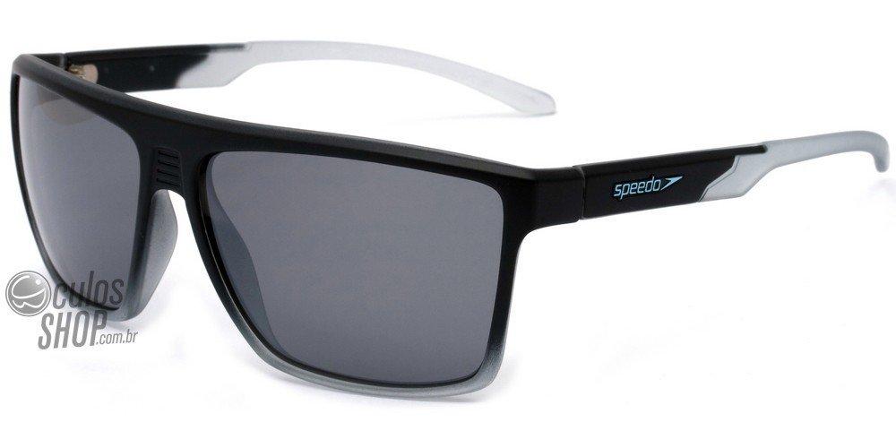 Óculos de Sol Speedo Sp 5009 Y06 Preto E Cinza/ Preto Polarizado - Lente 6,1 Cm