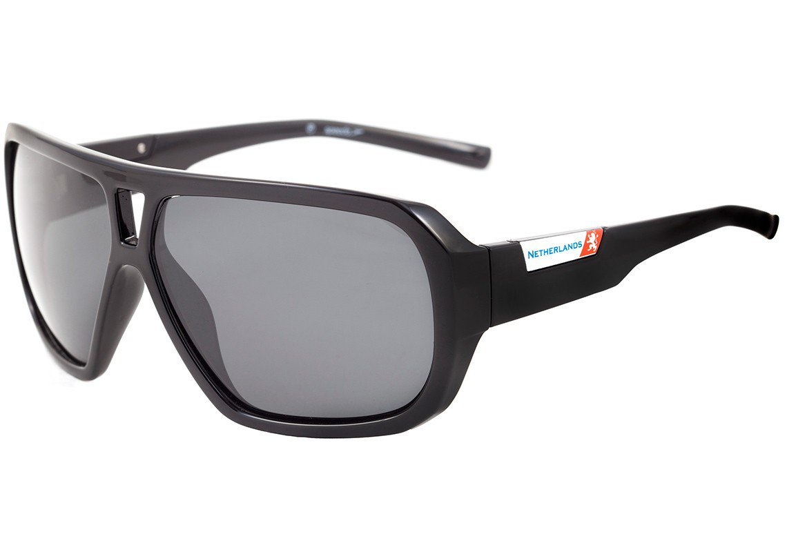 Óculos de Sol Speedo Sp 5041 Brasil - Preto Brilho/ Preto Polarizado - 64 mm