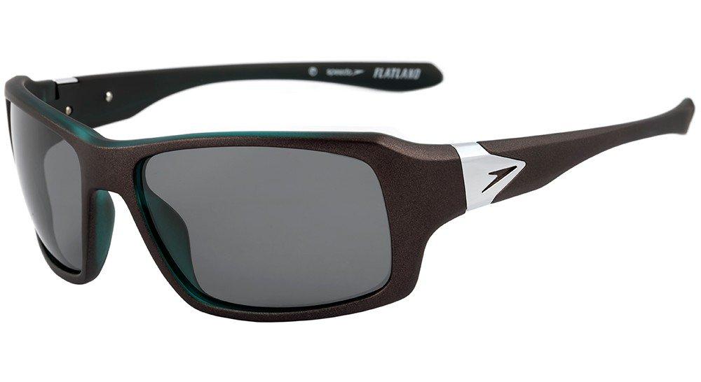 Óculos de Sol Speedo Sp 5043 D04 Marrom E Verde Fosco/ Preto Polarizado - 60 mm