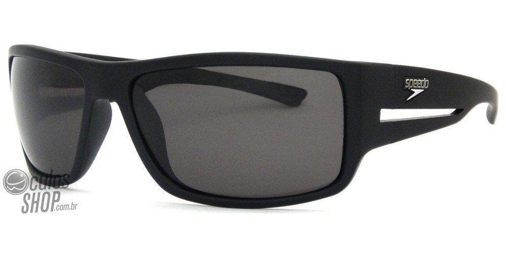 Óculos de Sol Speedo Sp 543 A01 Preto Fosco/ Preto Polarizado - 63 mm