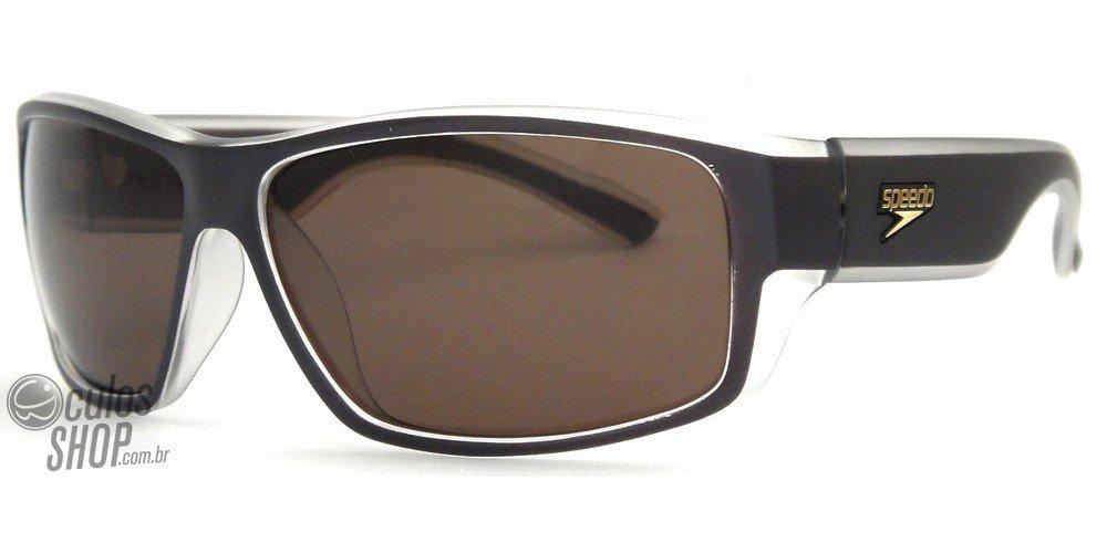 Óculos de Sol Speedo Sp 545 C01 Marrom E Branco/ Marrom - 60 mm