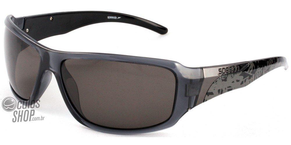 Óculos de Sol Speedo Sp 547 G30 Cinza E Preto/ Preto - 63 mm