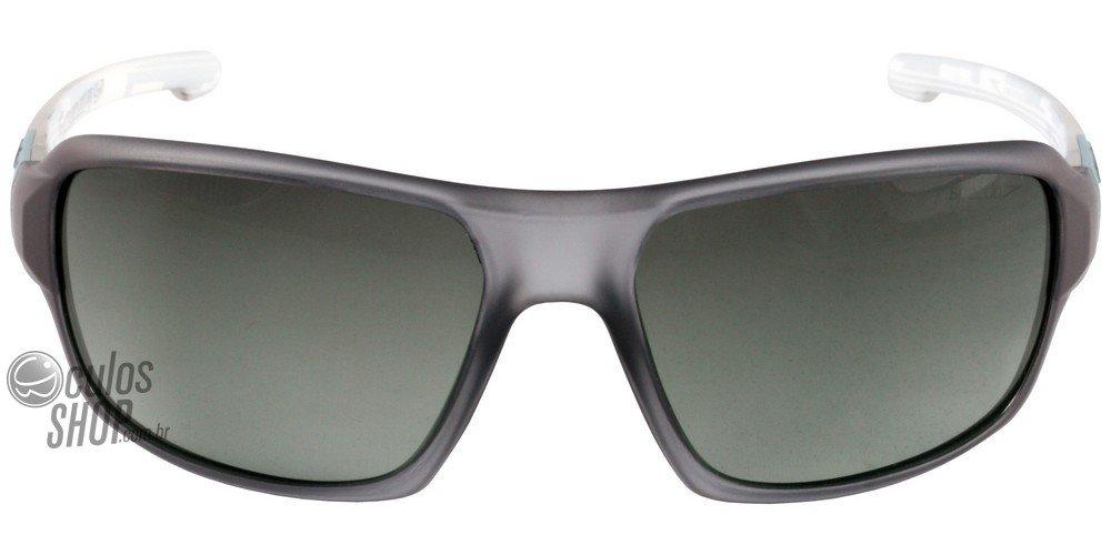 Óculos de Sol Speedo Sp 575 B02 Cinza E Branco Fosco/ Verde Degradê - 62 mm