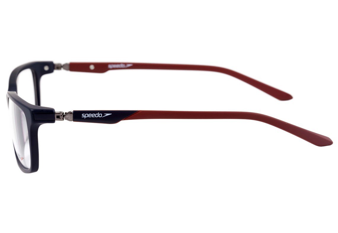 Óculos de Grau Speedo Sp 6074 D01 Azul E Vermelho Fosco - 56 mm