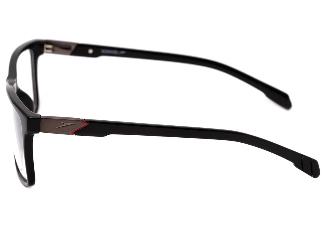 Óculos de Grau Speedo Sp 6088 I A01 Preto Brilho 56 mm