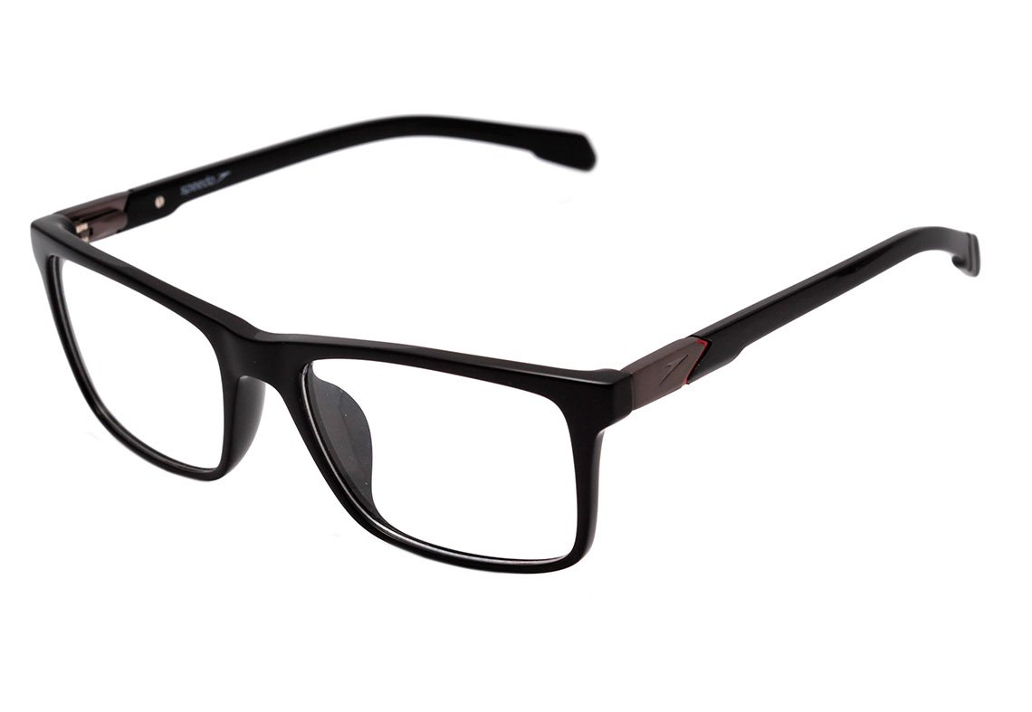 Óculos de Grau Speedo Sp 6088 I A01 Preto Brilho 56 mm
