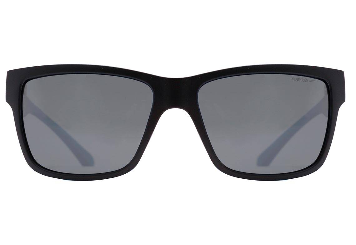 Óculos de Sol Speedo Undercut 2 H03 Azul E Cinza Translúcido Fosco/ Preto Polarizado 59 mm