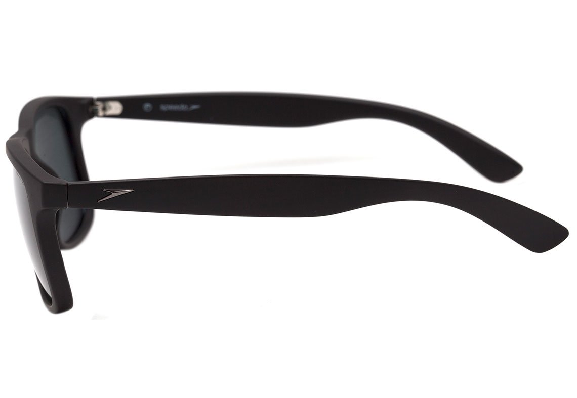 Óculos de Sol Speedo Vallarta A01 Preto Fosco/ Cinza Polarizado 54 mm