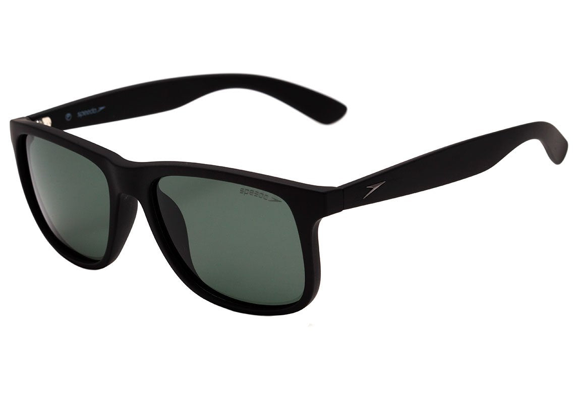 Óculos de Sol Speedo Vallarta A01 Preto Fosco/ Cinza Polarizado 54 mm