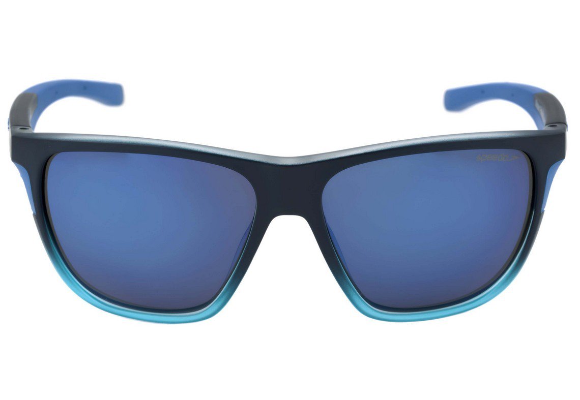 Speedo Water Polo C01 Preto E Azul Fosco/ Azul Espelhado Polarizado - 59 mm