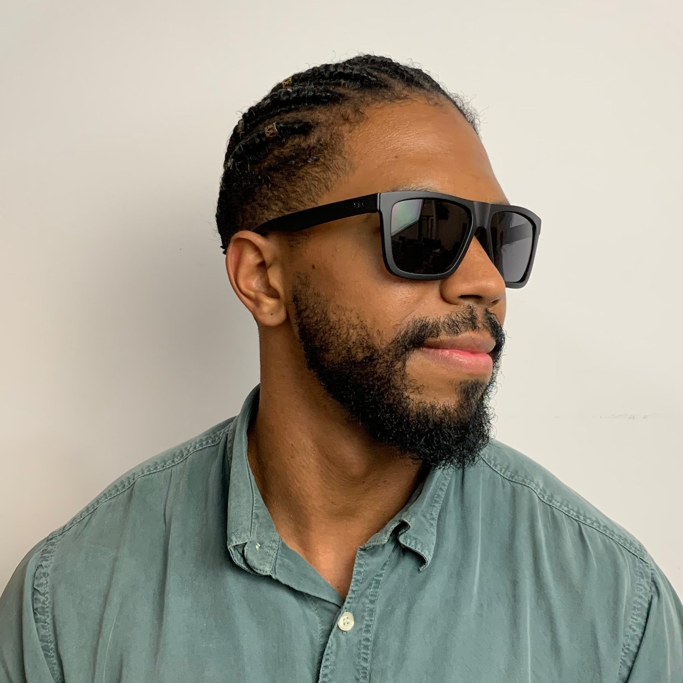 HB Amped Preto Fosco Cinza - Sol - 55 mm