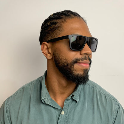 HB Amped Preto Fosco Cinza - Sol - 55 mm