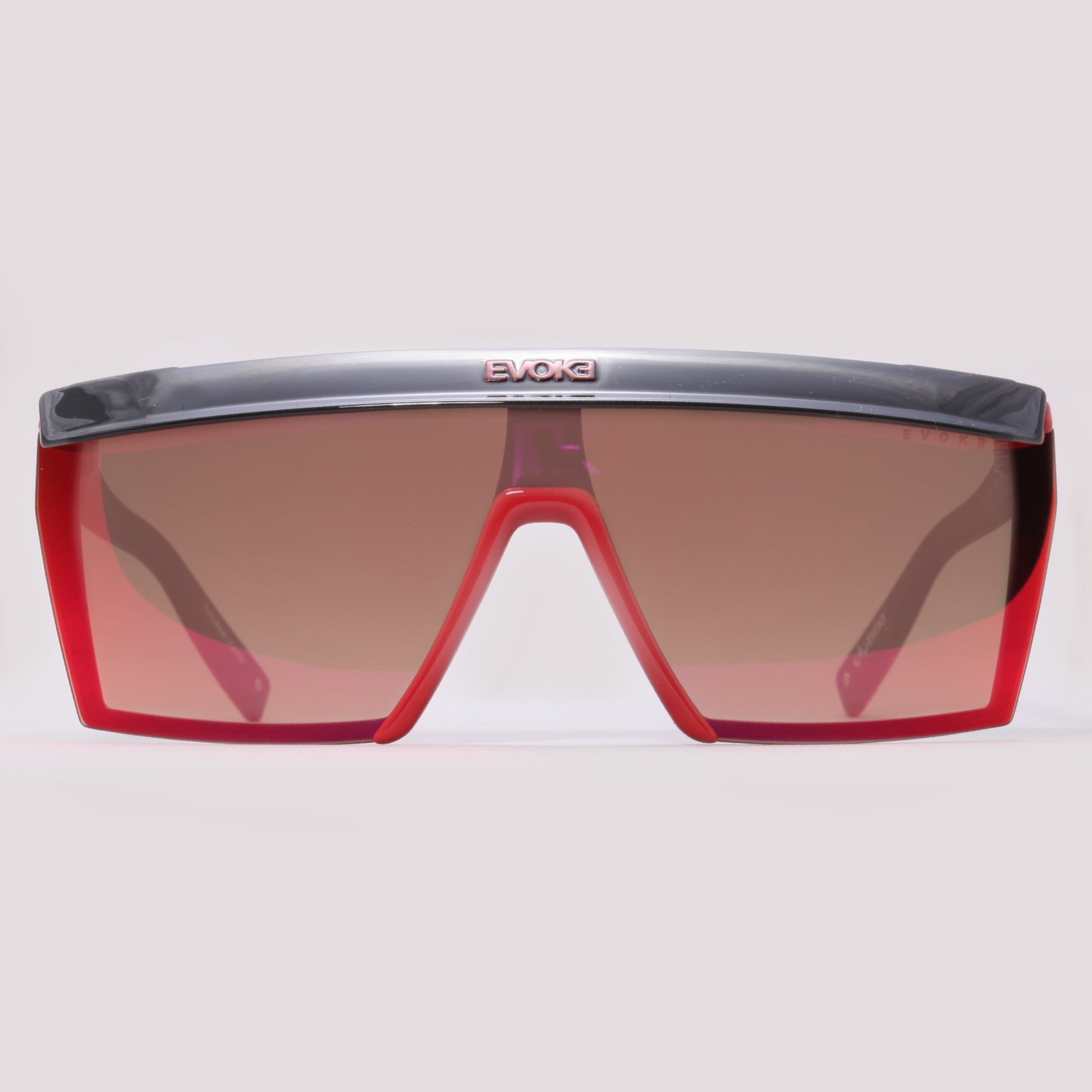 Evoke Futurah CA01S Red Black Shine Red Red Mirror - Solar