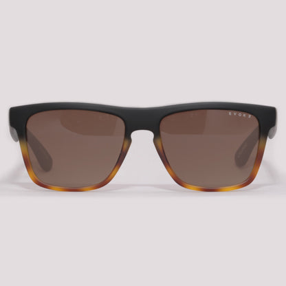 Evoke EVK 24 A21 Black Matte Turtle Brown Gradient - Sol - 56 mm