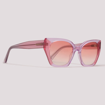 Hickmann Lavanda 2 HI90027 R02 Rosa e Lilás Brilho Rosa Degradê - Sol - 54 mm