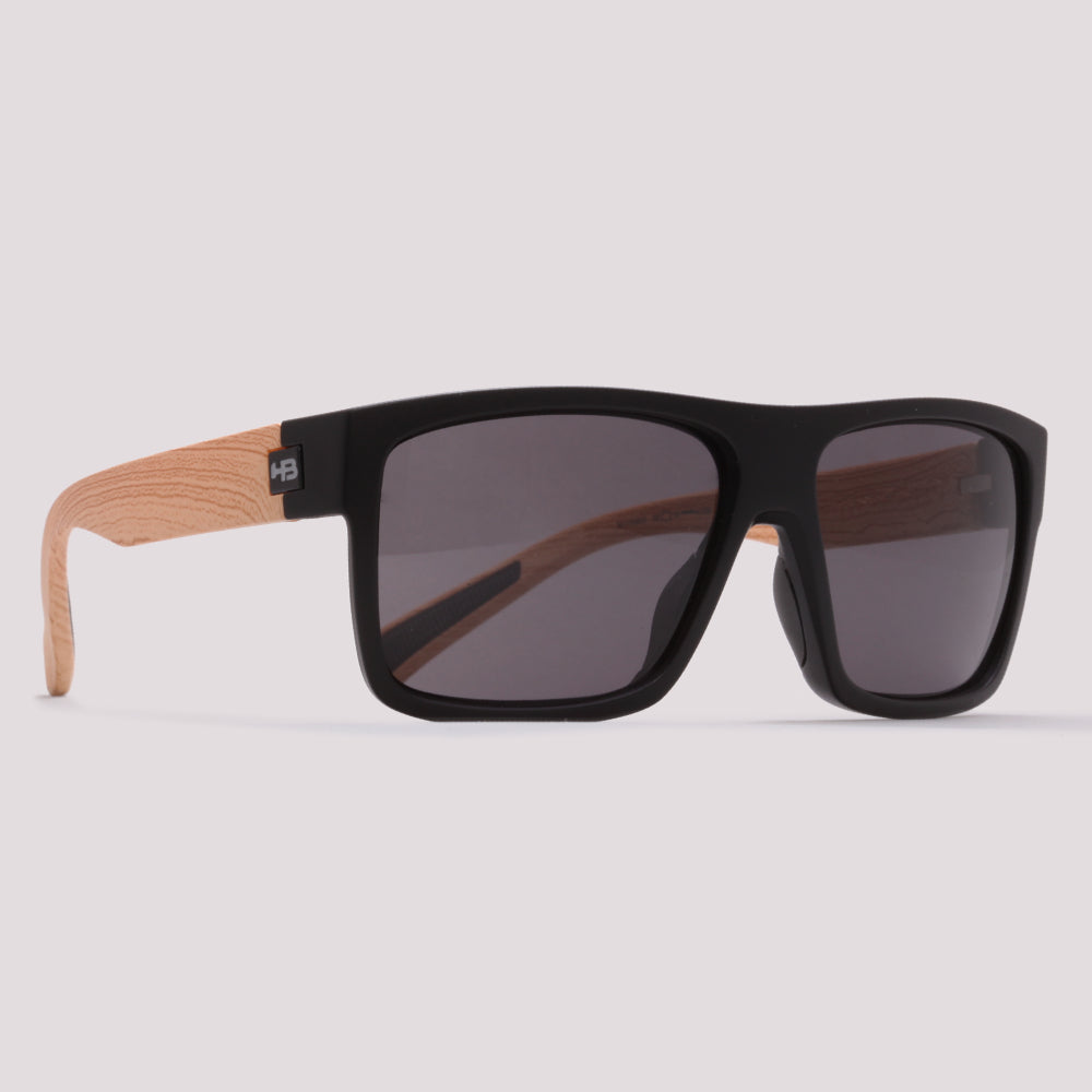 HB Would 2.0 Preto Fosco Madeira Preto - Sol - 56 mm