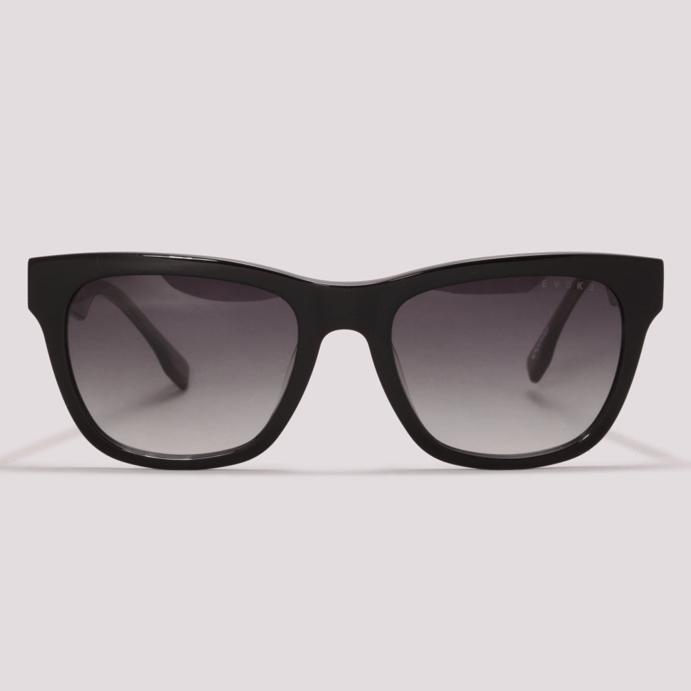 Òculos de Sol Evoke EVK 31 BRA01 Preto Brilho Preto Degradê - Sol - 53 mm