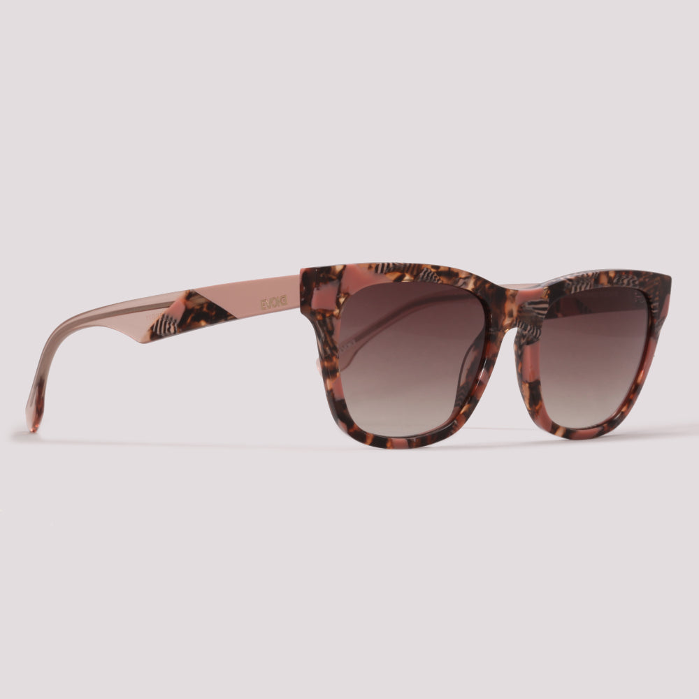 Evoke EVK 31 BRG21 Rosa Mesclado Marrom Degradê - Sol - 53 mm