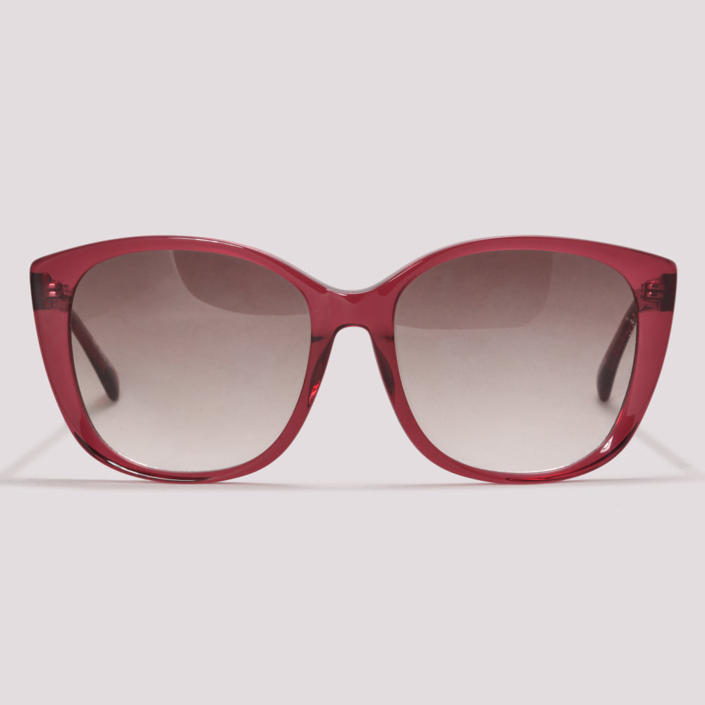 Evoke EVK RX52S C01 Rosa Translúcido Marrom Degradê - Sol - 57 mm