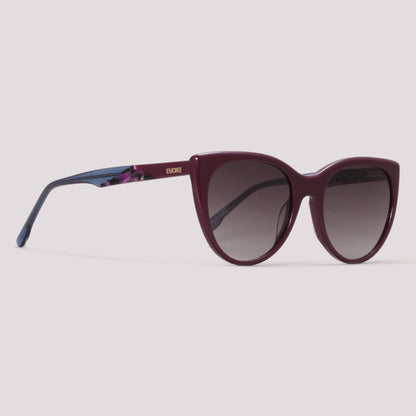 Evoke EVK RX61S C01 Roxo Brilho Preto Degradê - Sol - 52 mm