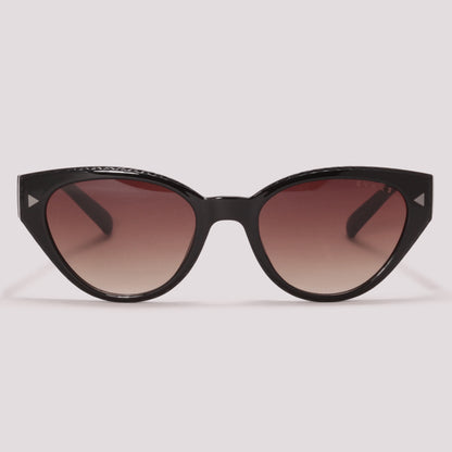 Evoke For You DS87 A01 Preto Brilho Marrom Degradê - Sol - 51 mm