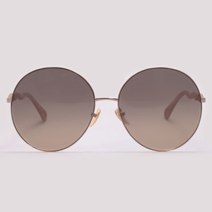 Chloé CH0055S 002 Dourado e Nude Marrom Degradê - Sol - 62 mm