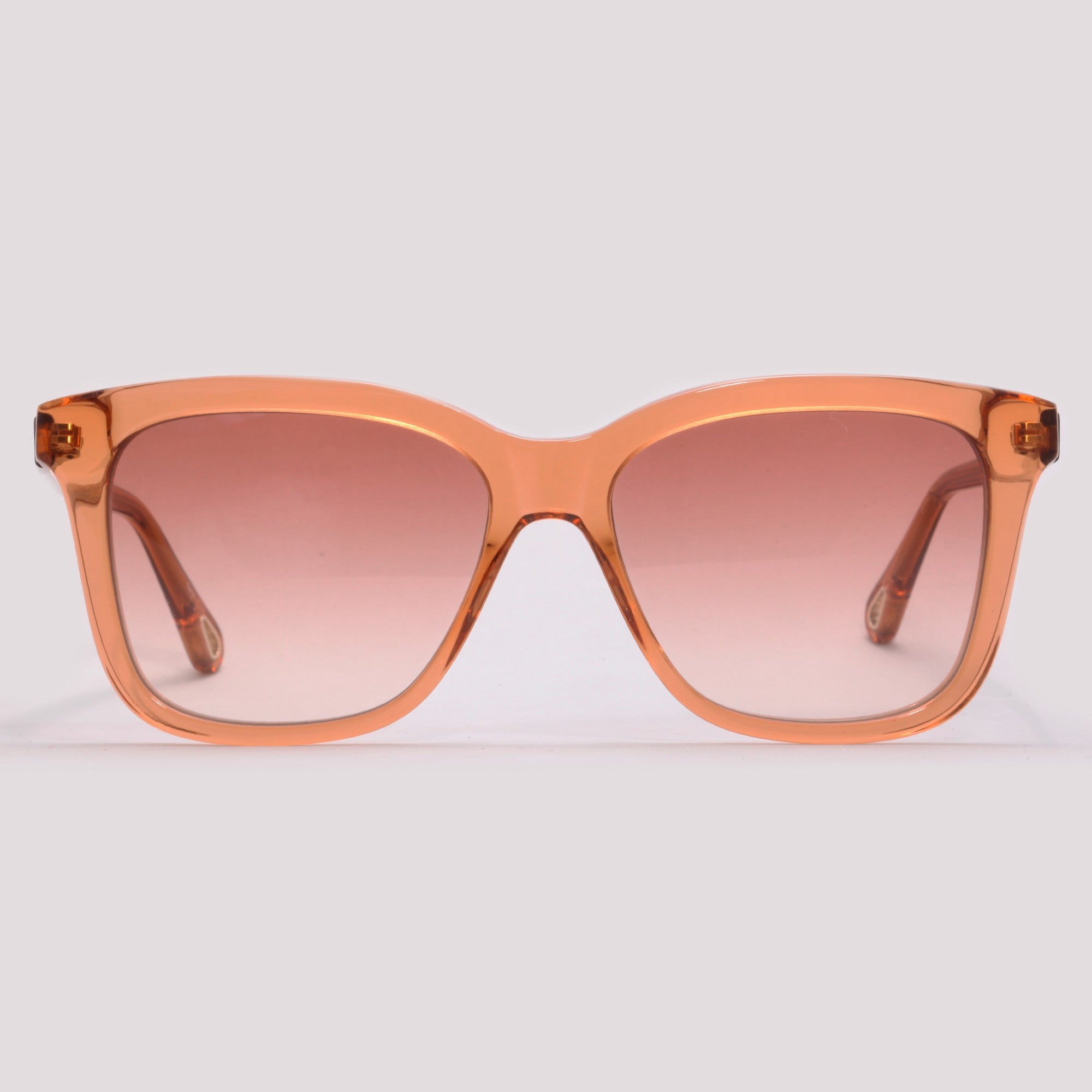 Chloé CH0079S 002 Laranja Translúcido Rosa Degradê - Sol - 56 mm