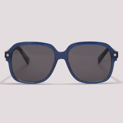 Óculos de Sol Evoke Brooklyn Sun D01 Azul Translúcido Preto - Sol - 57 mm