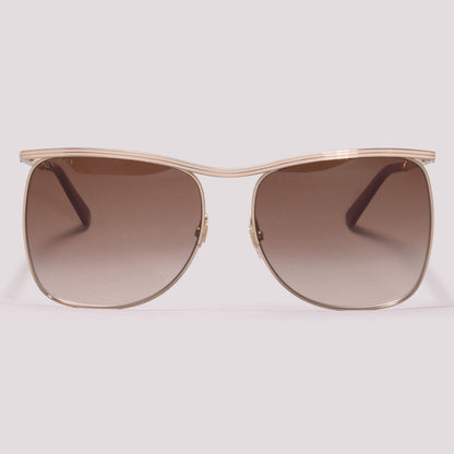 Gucci GG0820S 002 Dourado  - Sol - 63 mm