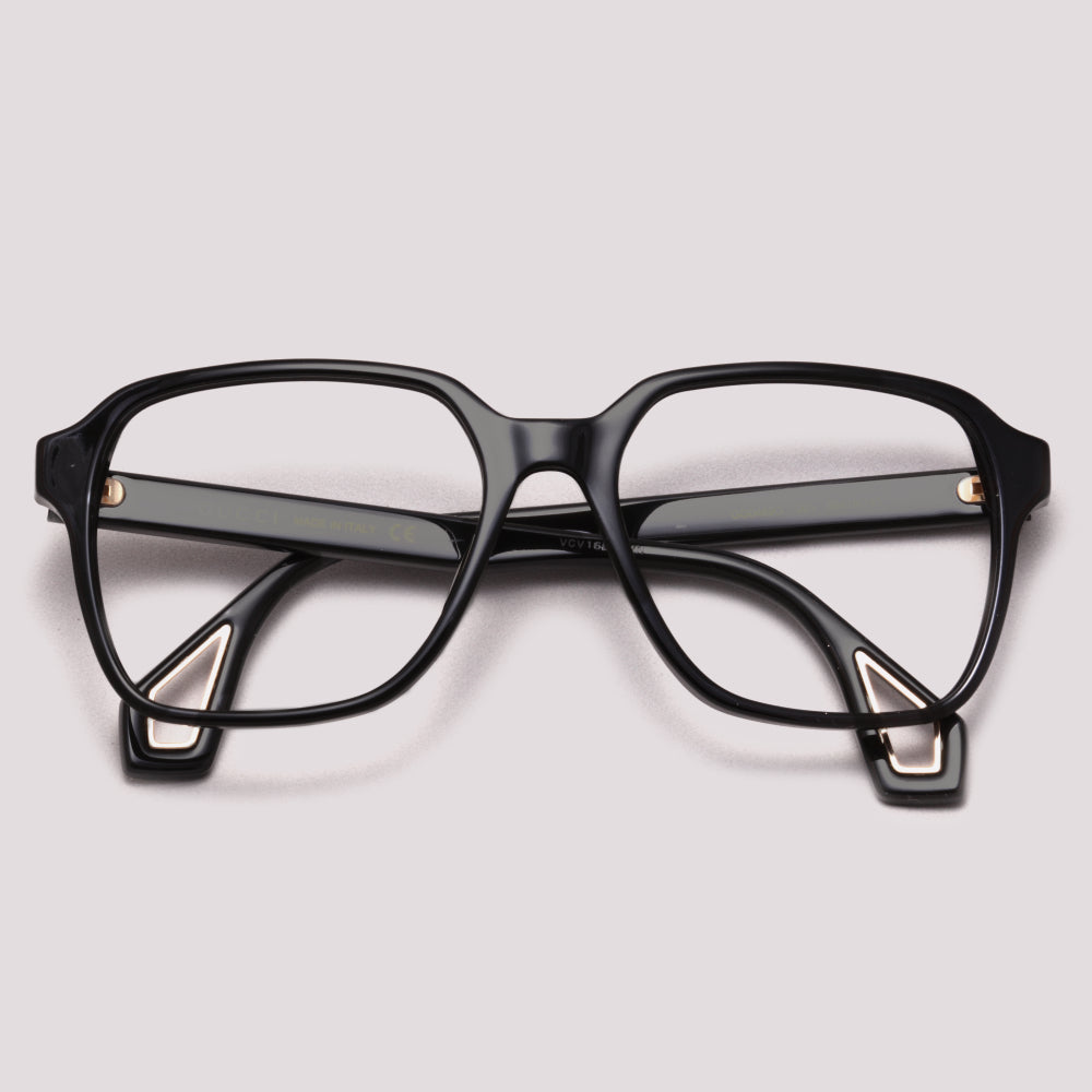 Gucci GG0469O 001 Preto - Grau - 56 mm