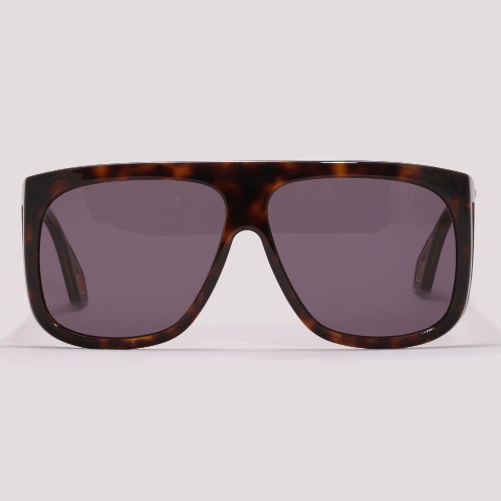 Gucci GG0467S 003 Marrom Mesclado Preto - Sol - 62 mm