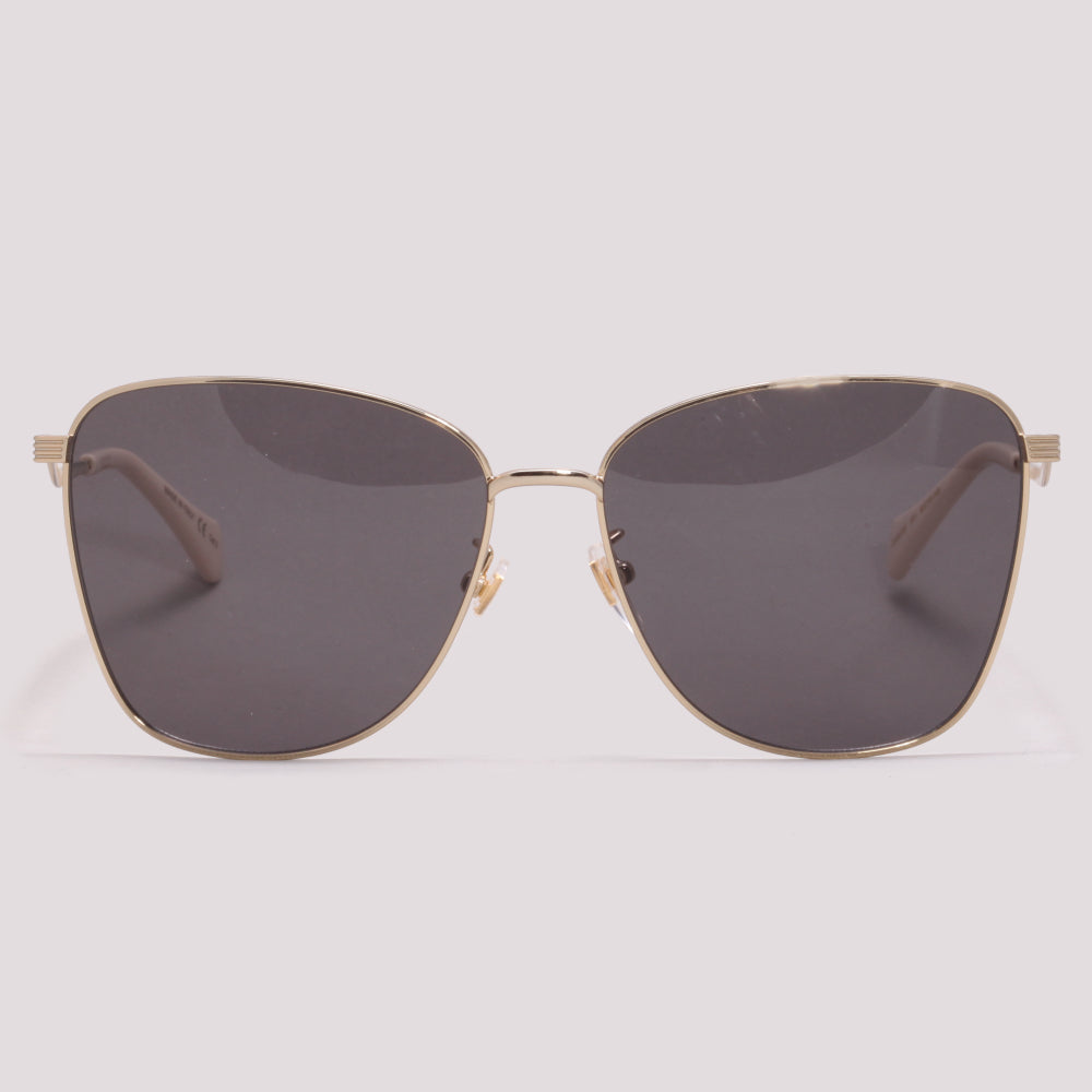 Gucci GG0970S 001 Dourado Cinza Total - Sol - 60 mm