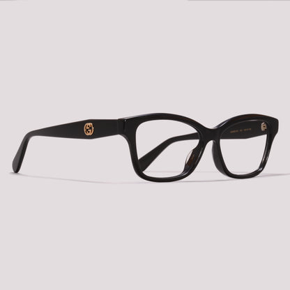 Gucci GG0801OA 001 Preto - Grau - 54 mm