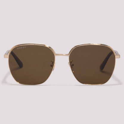 Gucci GG1100SA 002 Dourado - Sol - 58 mm