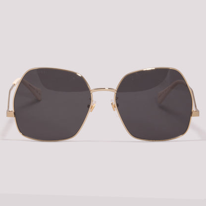 Gucci GG0972S 001 Dourado - Sol - 60 mm