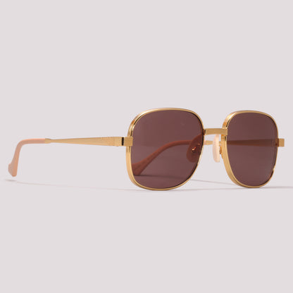 Gucci GG0788S 002 Dourado - Sol - 55 mm