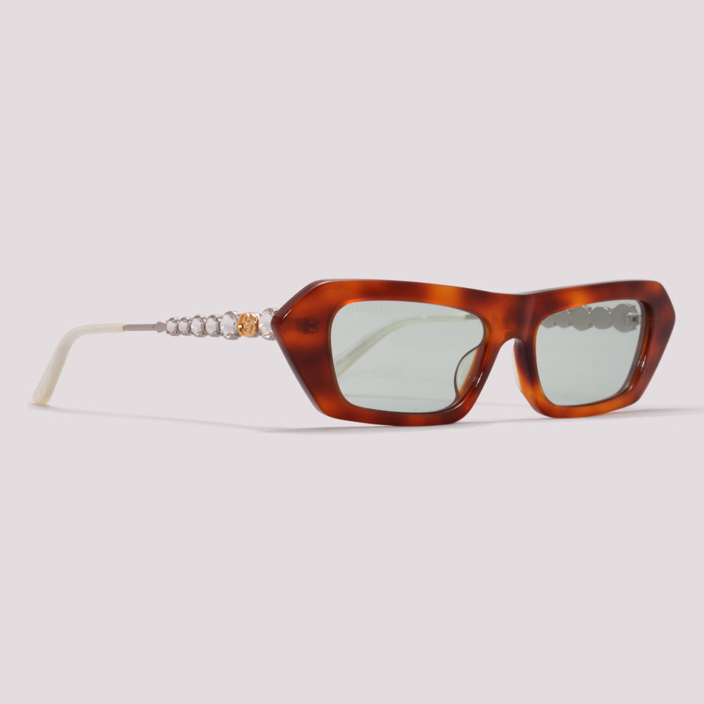 Gucci GG0642S 003 Marrom Mesclado - Sol