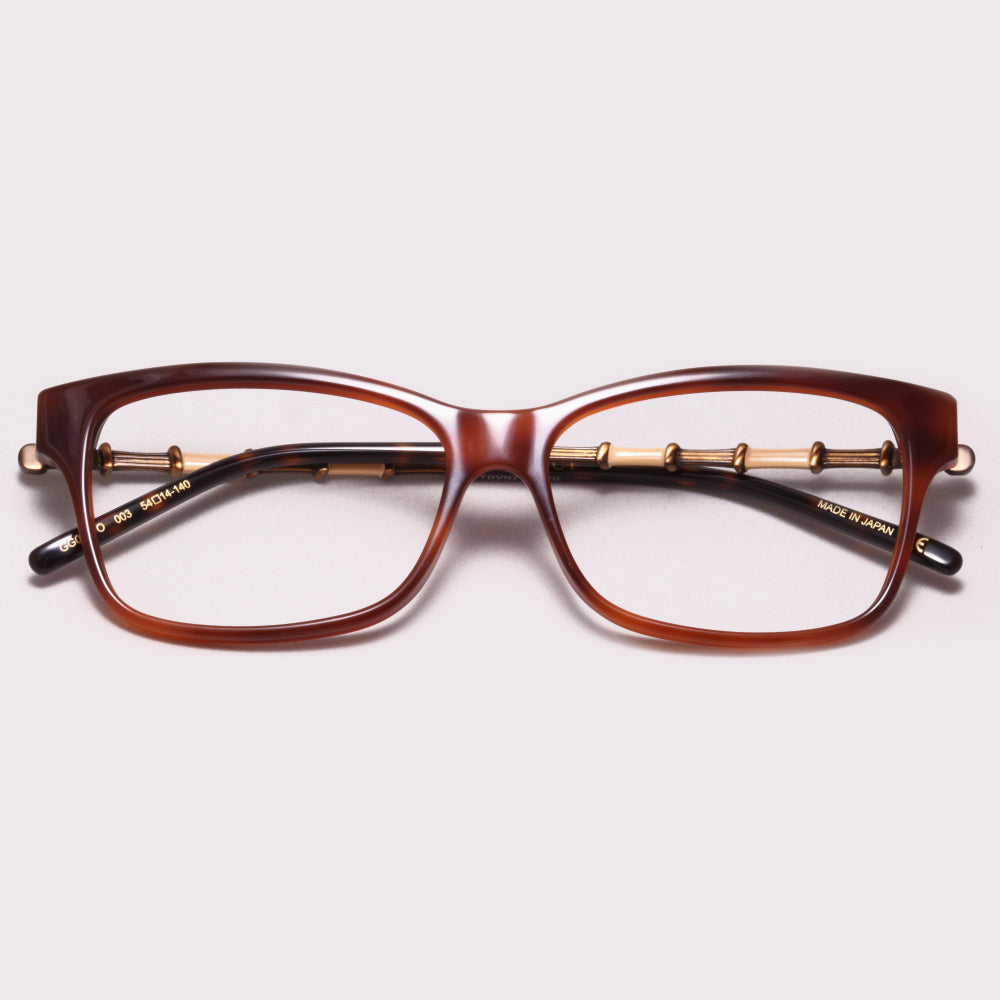 Gucci GG0657O 003 Marrom Mesclado - Grau - 56 mm