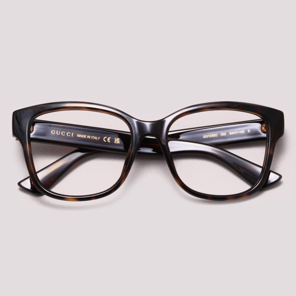 Gucci GG1340O 002 Marrom Mesclado - Grau - 54 mm