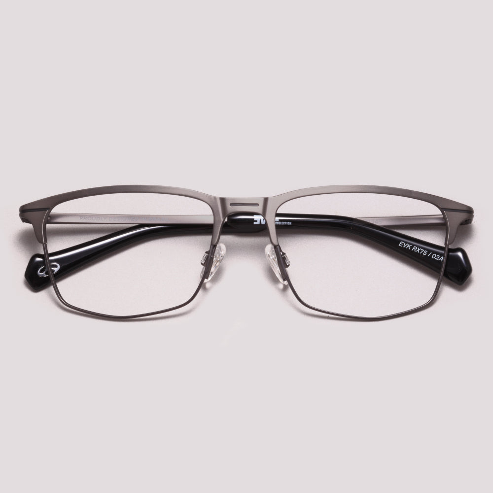 Evoke EVK RX75 02A Cinza Fosco  - Grau - 56 mm