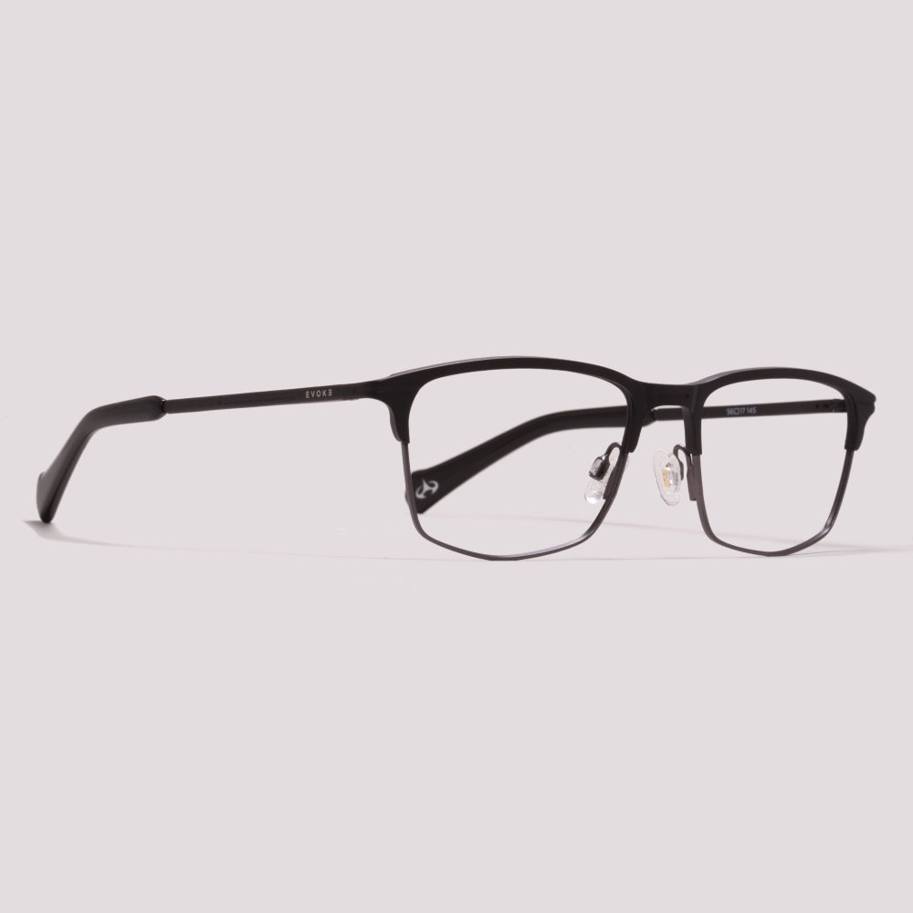 Evoke EVK RX75 09B Preto Fosco - Grau - 56 mm