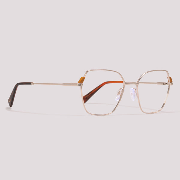 Hickmann Fresia 1 HI10060 01A Dourado - Grau - 53 mm – Óculos Shop