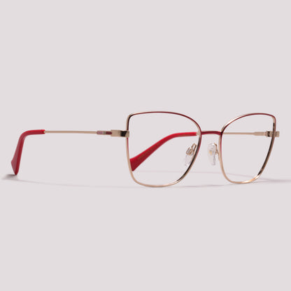 Hickmann Azaleia 2 07A Dourado e Vermelho - Grau - 54 mm