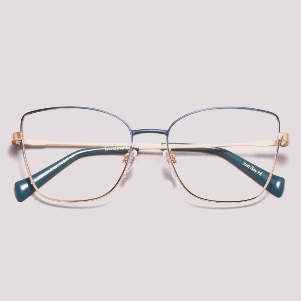 Hickmann Azaleia 2 12A Dourado e Azul - Grau - 54 mm