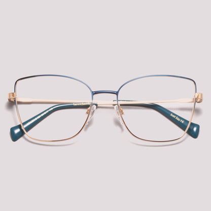 Hickmann Azaleia 2 12A Dourado e Azul - Grau - 54 mm